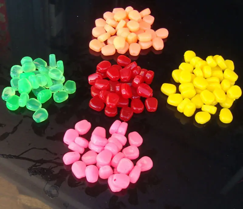 125/box Pop Up PVC Corn Fishing Lures Bait Sweetcorn Carp Coarse Soft Baits Mixed Colors 1.1cm*0.4g Artificial weihefishing | Спорт и