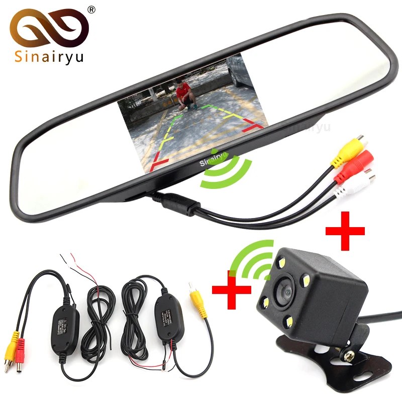 Беспроводной парковочный видеоплеер Sinairyu. передатчик приемник комплект