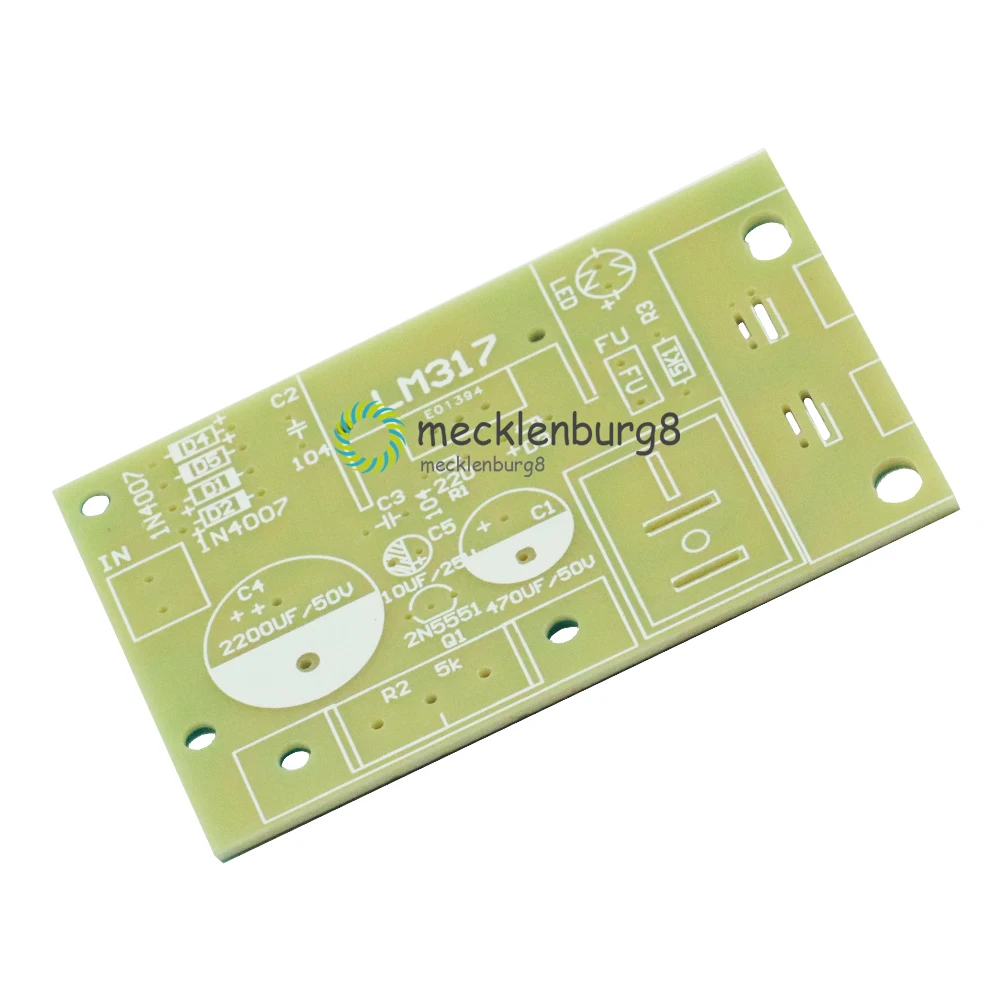 LM317 Step Down DC 5V-35V to 1.25V-30V DIY Kits AC / Power Supply PCB Module 5K Adjustable Resistor with ON OFF Switch | Электроника