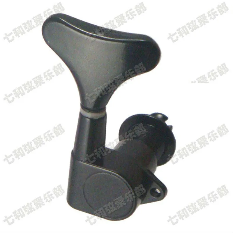 Черные электрические колышки для настройки бас гитары 3R3L тюнеры машинная