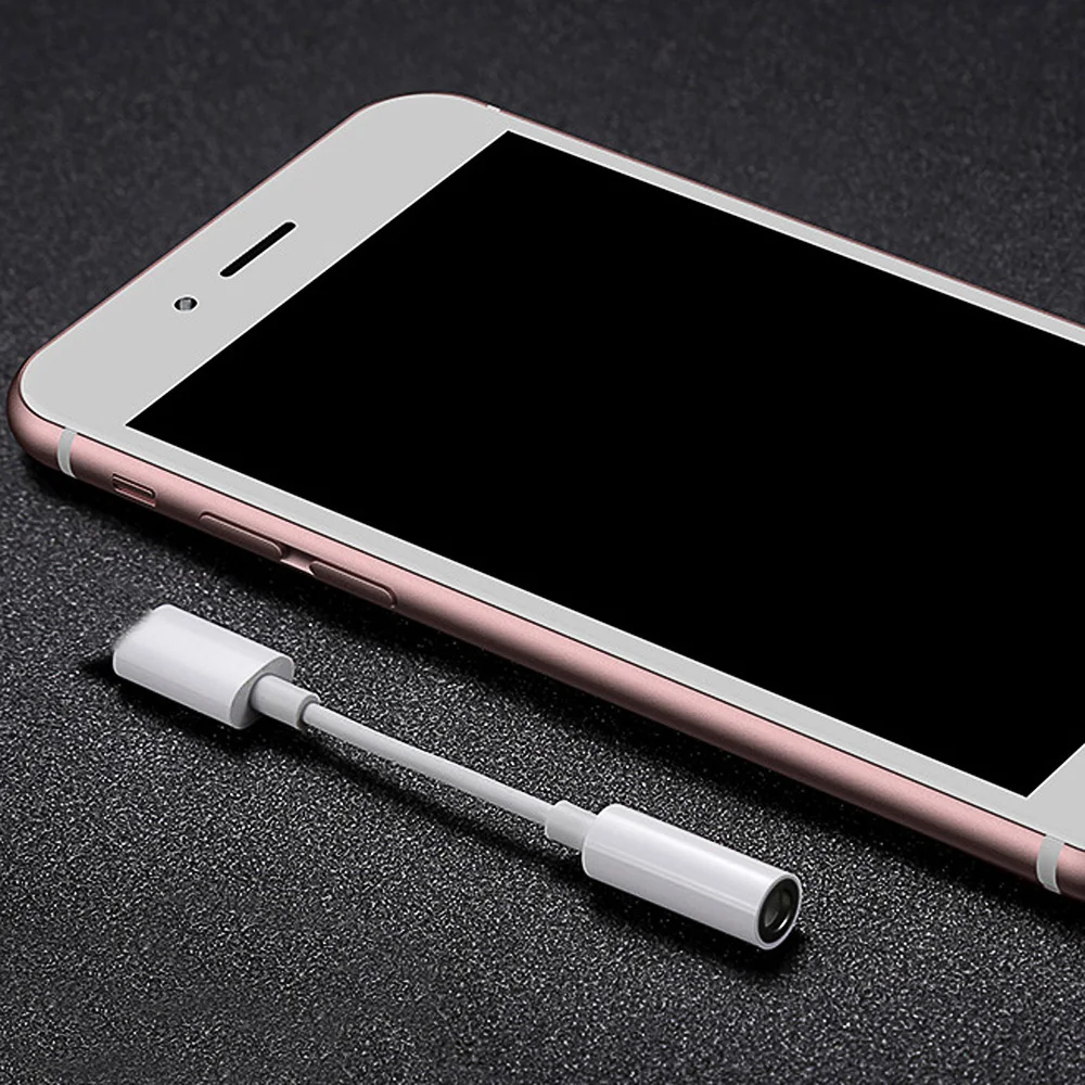 Bluetooth Calling Adaptador IOS 12.3.1 For lightning to 3.5mm Aux Jack Earphone For iPhone 7 8 Plus XS Max X Audio Adapter Cable