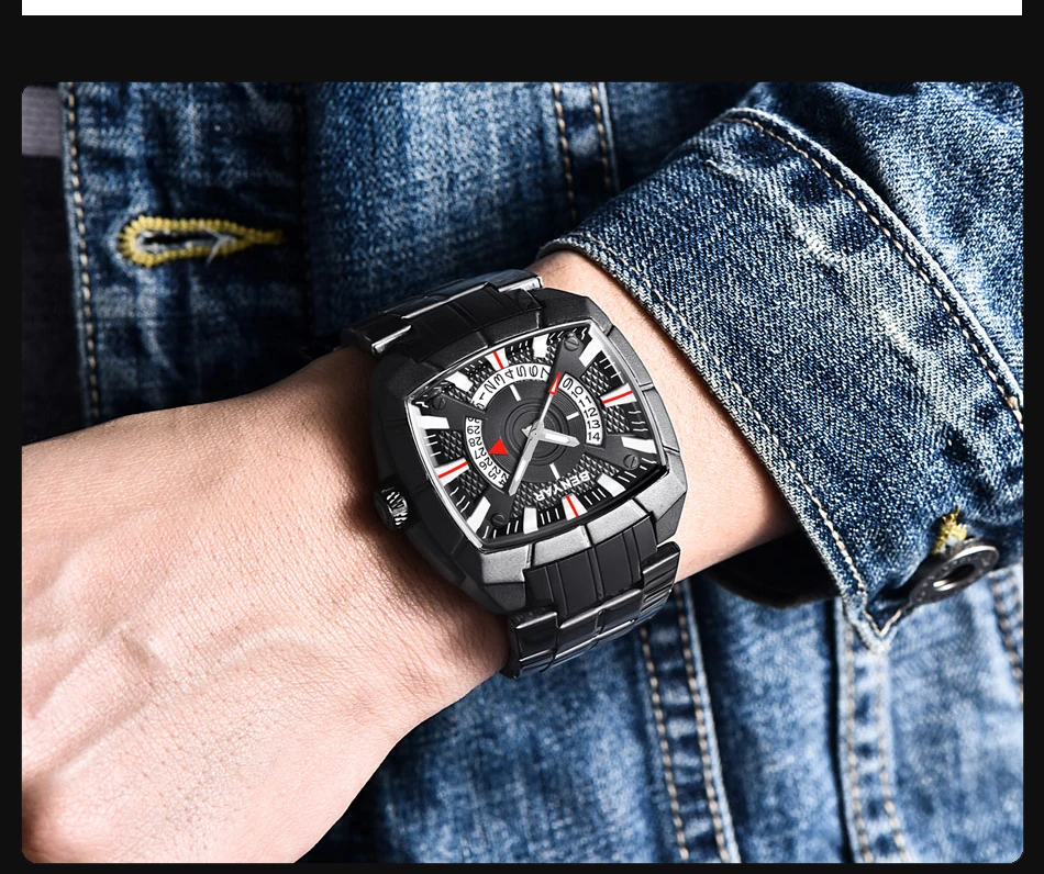 Benyar мужские часы Топ люксовый бренд военные Reloj Hombre Стальные кварцевые часы водонепроницаемые спортивные повседневные наручные часы Montre Homme