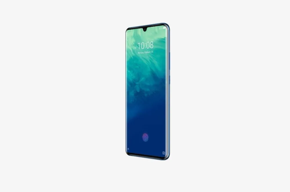 Мобильный телефон zte Axon 10 Pro, Восьмиядерный процессор Snapdragon 855, 8-мегапиксельный 3x зум, экран DTS 6,47 дюйма, изогнутый край, 4000 мАч, Беспроводная зарядка