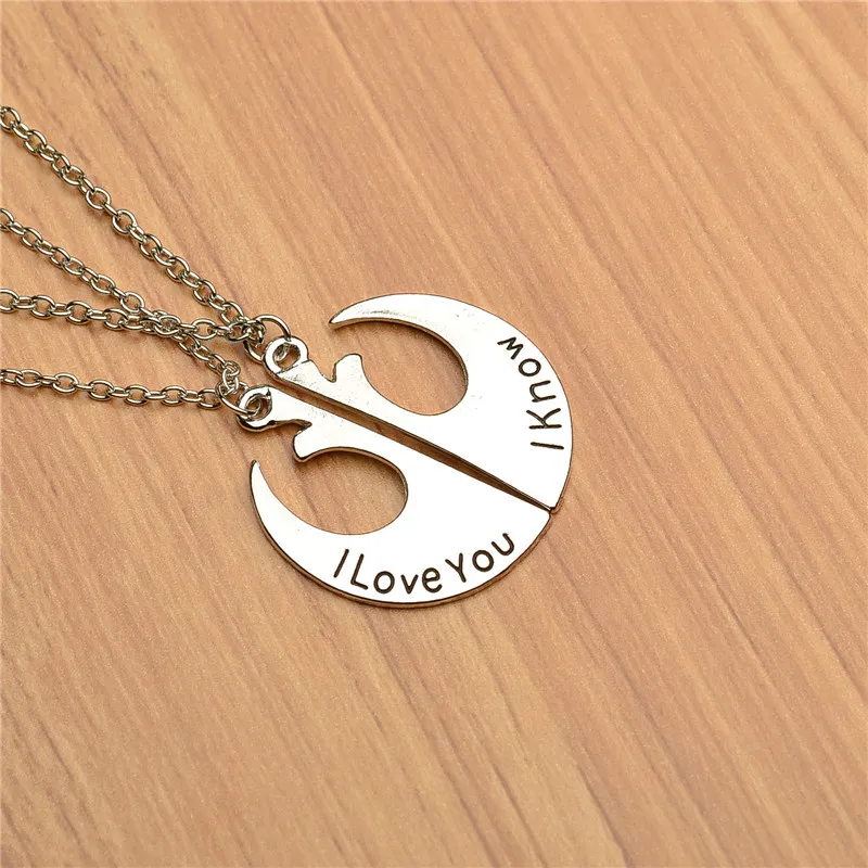 Ожерелье с надписью Я тебя люблю оптовая продажа 12 компл./лот | Украшения и