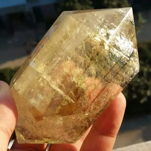 Высокое качество 100% натуральный цитрин кварца кристаллическая палочка для