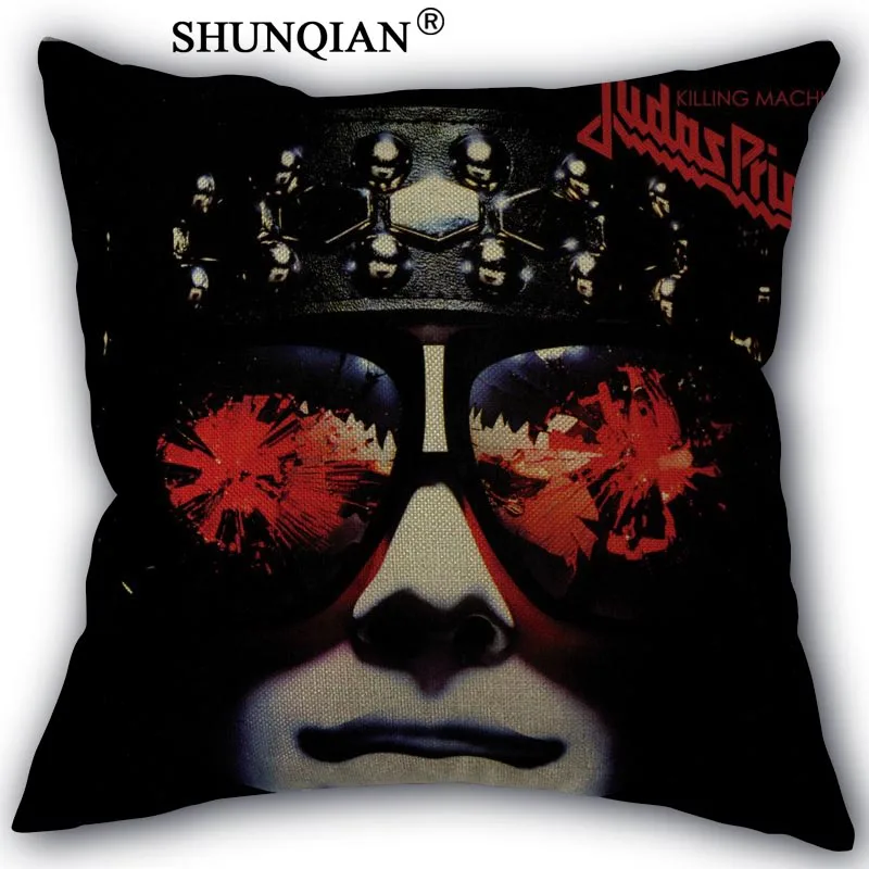 Pillow Cover ShunQian Наволочка на заказ Judas Priest домашний текстиль квадратная 45X45 см декоративное хлопковое белье Наволочка Новогодняя наволочка - Цвет: Pillow Cover