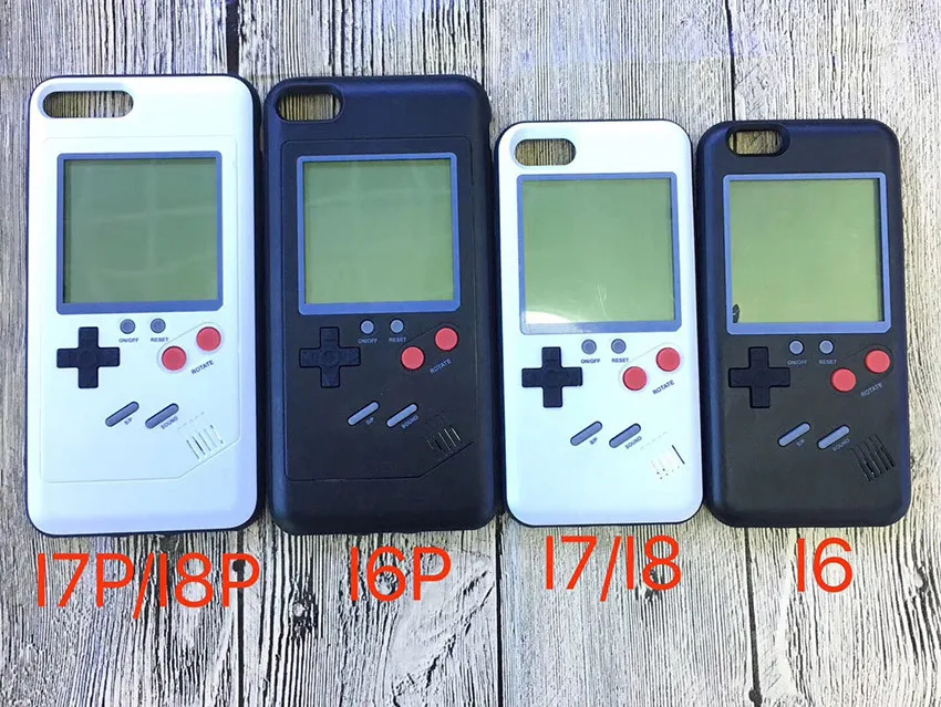 Новинка Tetris Gameboy чехол для iPhone 6 6S Plus чехол с мягкими краями забавная игровая консоль задняя крышка для iPhone X 7 8 Plus чехол s