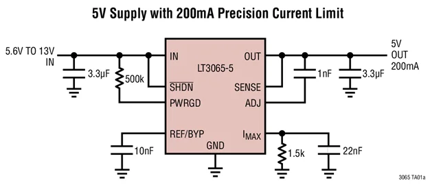LT3065EMSE LT3065IMSE LT3065 - 45V VIN 500 мА низкий уровень шума линейный регулятор с