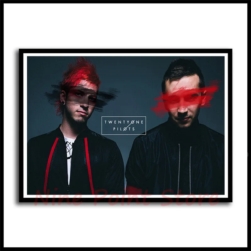 Twenty One Pilots рок-группа с музыкальным покрытием бумажные постеры для украшения дома хорошее качество принты белый домашнее искусство бескаркасные