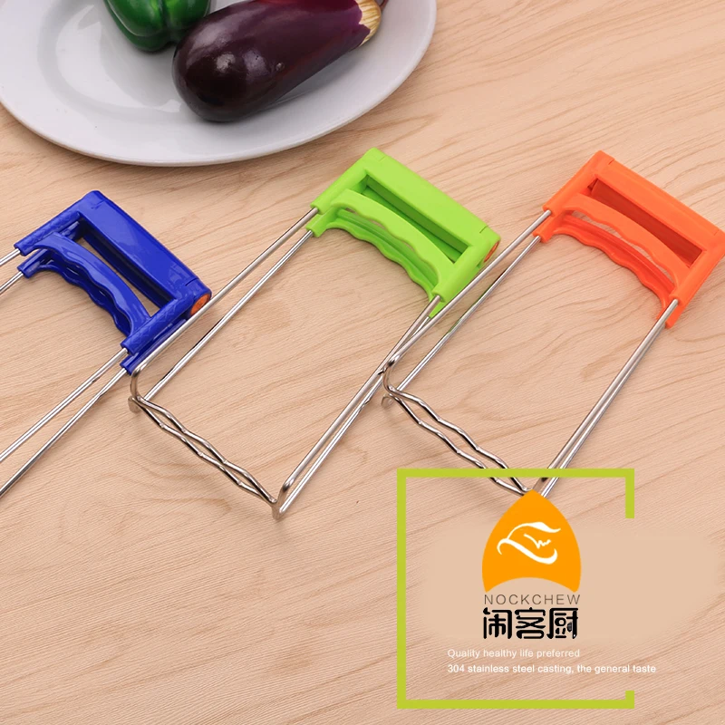 Нержавеющая сталь горячей чаша клип горшок Складная блюдо держатель пароход