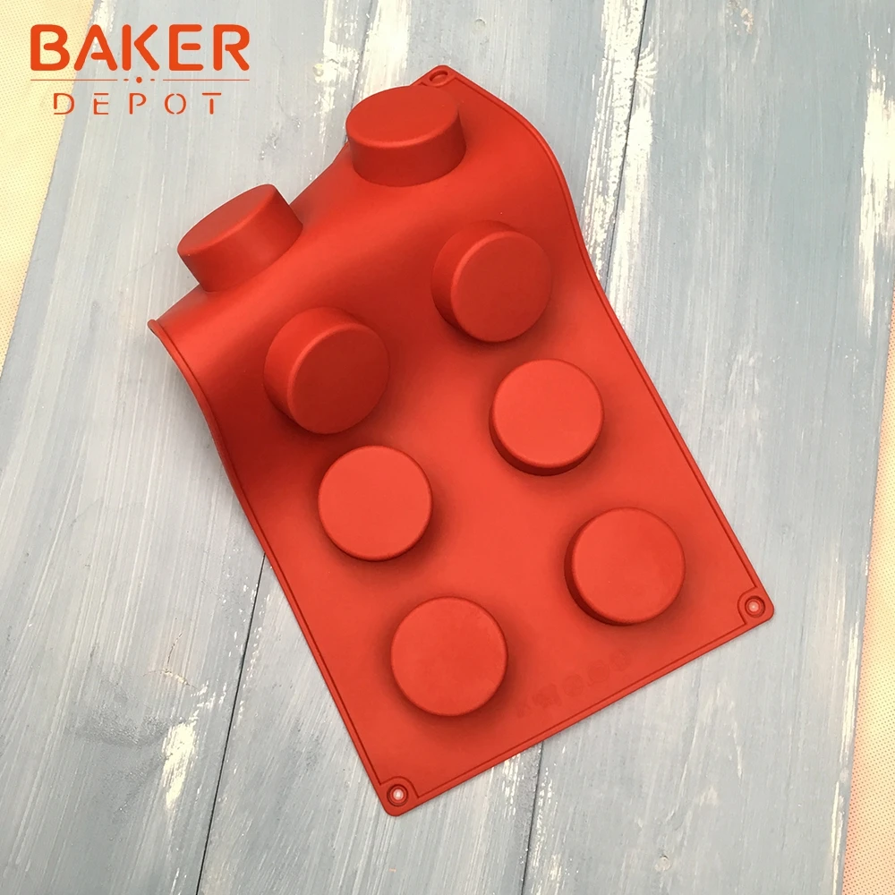 BAKER DEPOT силиконовая форма для пудинг jello круглая выпечки торта льда мыла хлеба