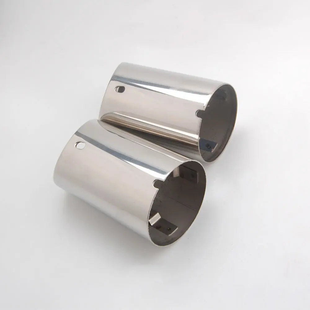 2pcs Stainless Steel Car Rear Exhaust Muffler Tip End Pipe for VW Golf 7 Mk7 2013-2014 | Автомобили и мотоциклы