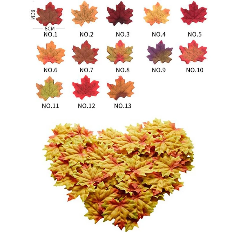 100 шт. декоративные кленовые листья для украшения дома|leaf wall sticker|sticker designsticker for |
