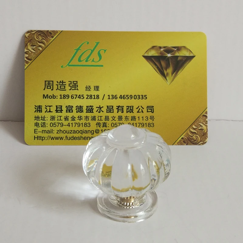 10 шт. прозрачные хрустальные ручки и для кухонного шкафа акриловая ручка