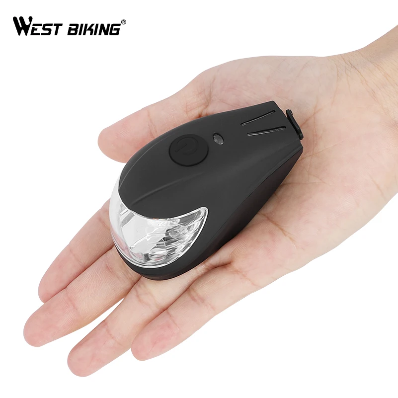 Водонепроницаемый велосипедный передний фонарь WEST BIKING индукционный яркий