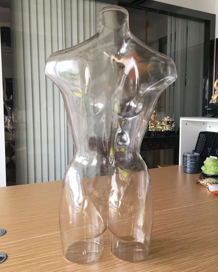 Высококачественный роскошный женский манекен из прозрачного АБС пластика по