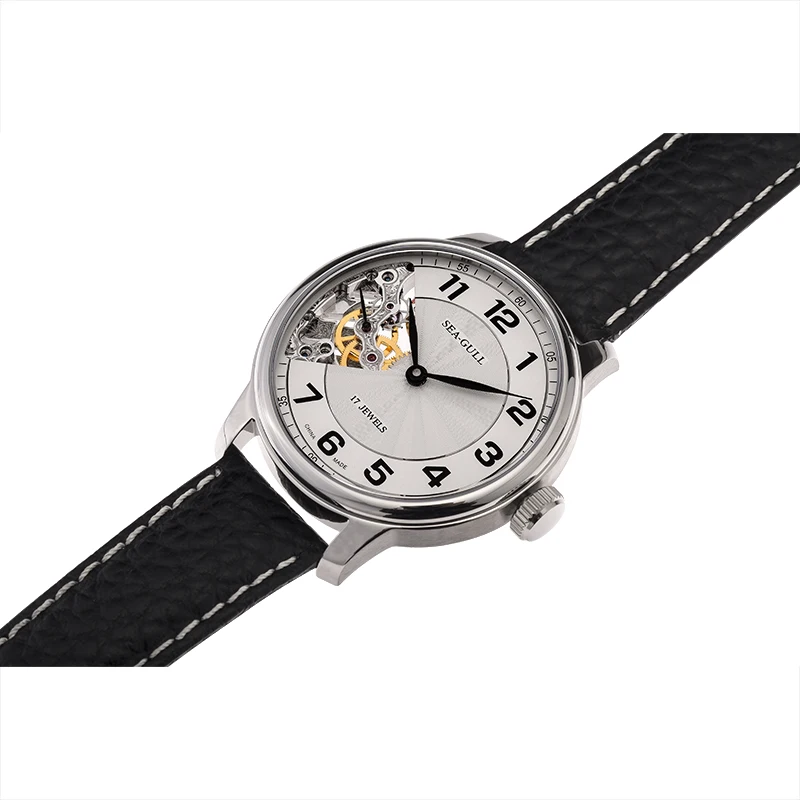 Повседневные автоматические механические водонепроницаемые часы из