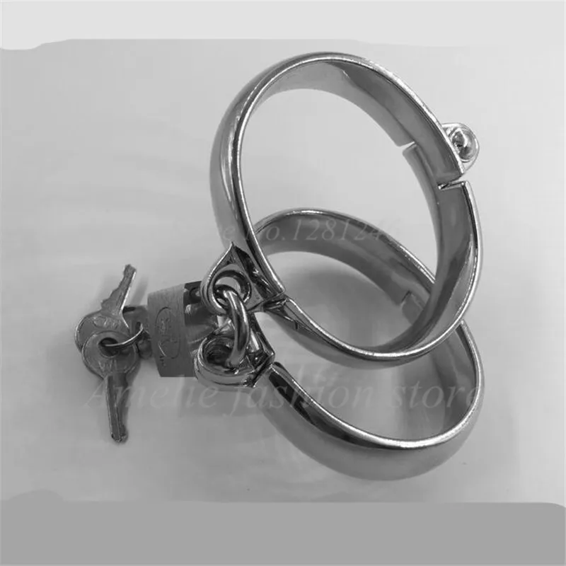 Мужские наручники манжеты для ног женские Металлические игрушки интима мужчин и