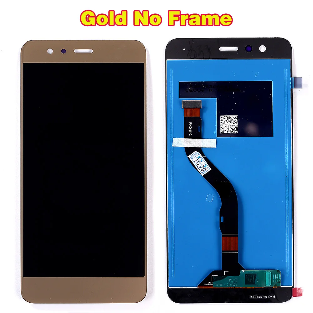 По сделке команда lcd для huawei P10 Lite 5,2 дюймов ips lcd дисплей кодирующий преобразователь сенсорного экрана в сборе 1920*1080 рамка со стеклянной пленкой инструменты - Цвет: Gold without Frame