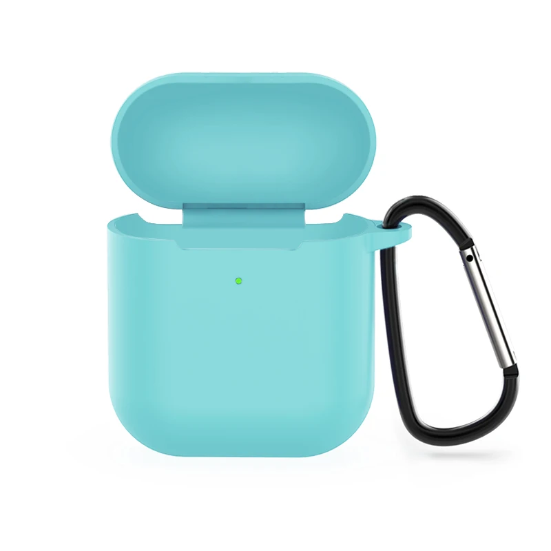 03 Роскошный чехол для Apple Airpods 2 силиконовый чехол для Airpods 2 Air pods 2 для Airpods2 противоударный чехол для наушников s чехол с крючком - Цвет: 03