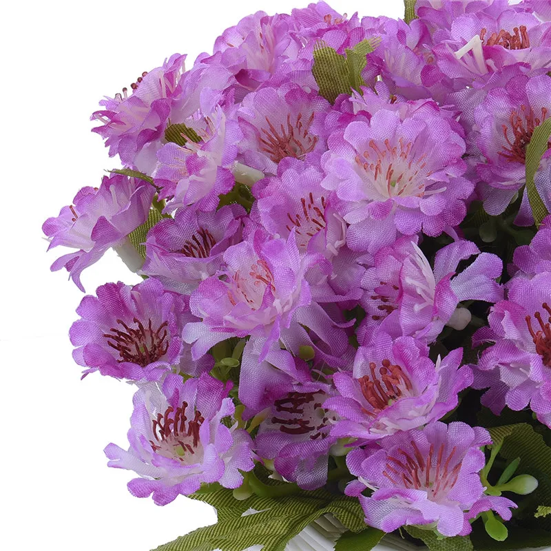 Новый 5 глава искусственный Шелковый цветок Искусственные цветы с велосипеда