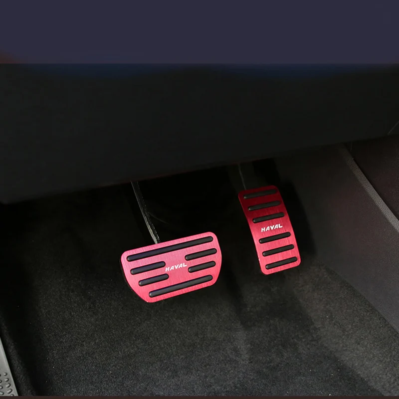 Автомобильные аксессуары, алюминиевые автомобильные педали для Haval H4 H6 F5 F7, газовый тормоз, ножная педаль, педаль акселератора, аксессуары для стайлинга автомобилей