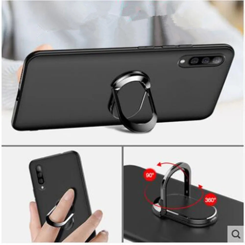 for oukitel c12 pro case finger ring holder soft matte silicone back cover for umidigi c11 pro case skin housing free global shipping