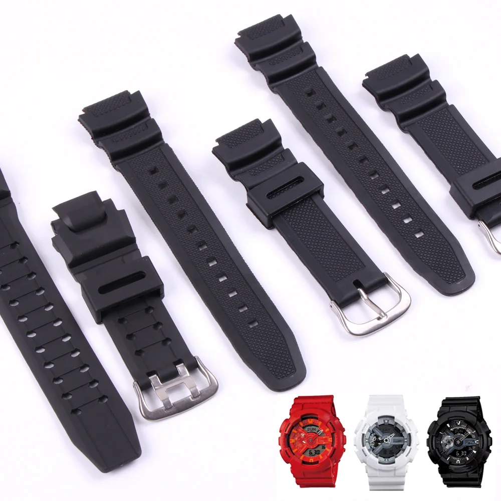 

Rubber Strap for Casio PGR-270/ PGR-270-1/ MRW-200H / SGW-500 G Shock GA-1000/1100 GW-4000/A1100 G-1400 Watch Wrist Bracelet Man