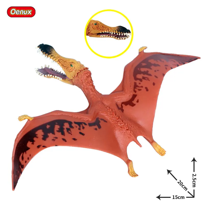 Oenux новый открытый рот Anhanguera Pteranodon Юрский динозавр экшн фигурки Pterodactyl модель