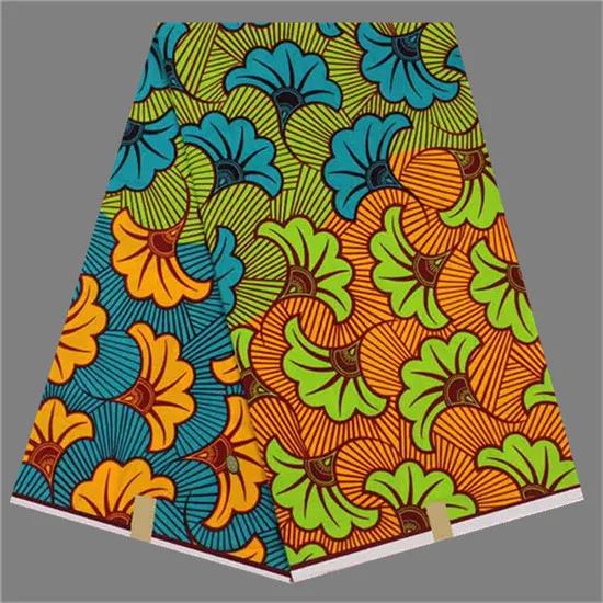 Популярные вечерние ткань красочный принт Африканский хлопок из