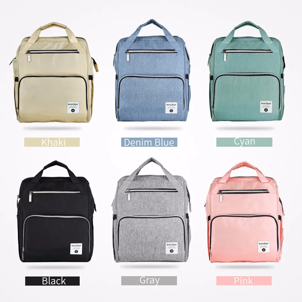 Модная сумка для мам водонепроницаемый рюкзак подгузников вместительный