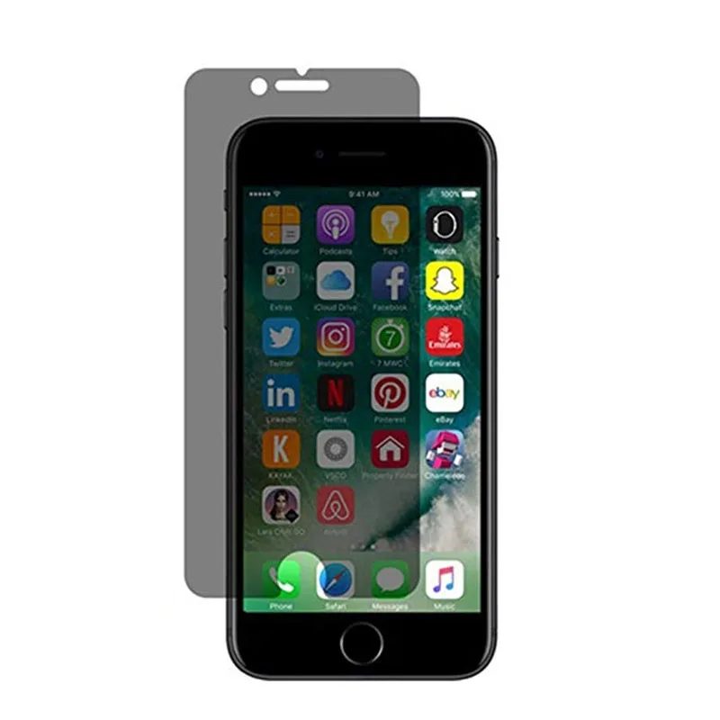 Закаленное стекло для iPhone X XS MAX XR защита экрана от отпечатков пальцев 6 6s 7 8 plus