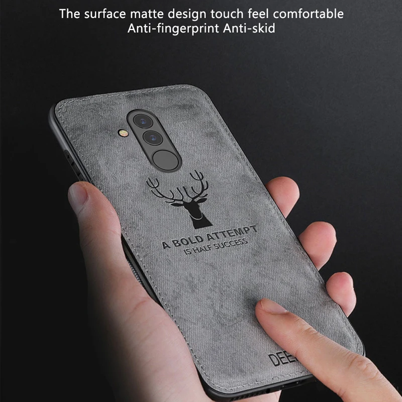 Мягкий тканевый чехол с рамкой для Huawei P30 P20 P10 Lite Mate 20X10 9 Pro Nova 3 3i 8X Max Y9 2019 Тканевый