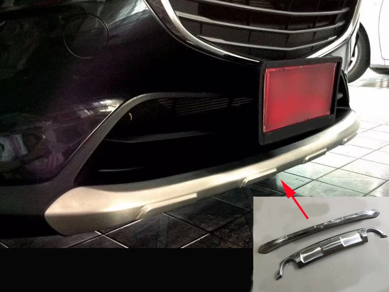Для Mazda CX 3 CX3 2015 2016 2017 2018 внешний автомобильный Стайлинг передний и задний бампер
