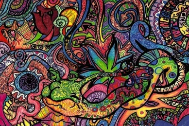 PIPE BOY Psychedelic Acid Lsd постер для живописи шелковая ткань печать на стенах украшения