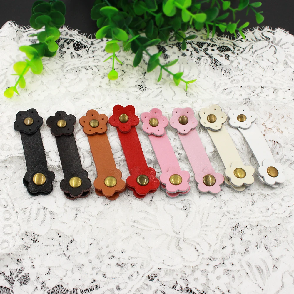 5set DIY Handmade Sewing Leather Bag Accessories Flower Stye Metal Snap button Sew on Craft Hasp | Дом и сад