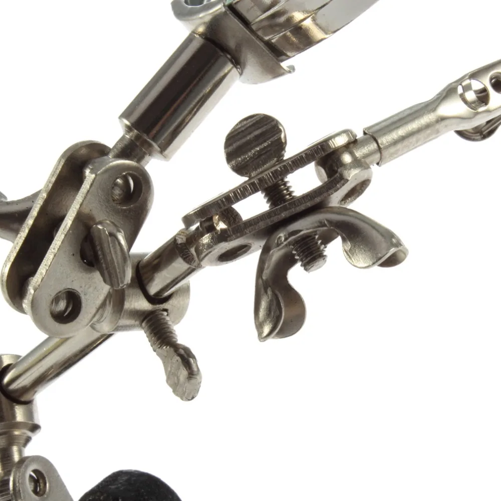 1 шт. регулируемый паяльник стойка с лупой инструмент для ювелирных изделий|Лупы|