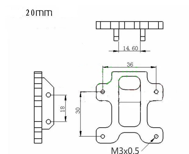 2 шт. D16mm D20mm D25mm штатив с фиксированным сиденьем посадочное снаряжение держатель
