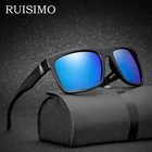 Солнцезащитные очки Polaroid унисекс, винтажные квадратные Поляризационные солнечные очки от известного бренда, ретро для мужчин и женщин