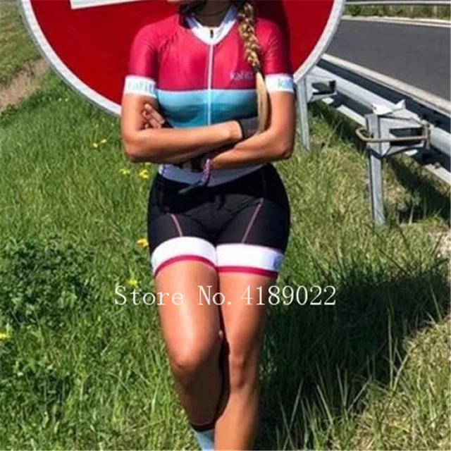 04 kafitt pro team боди облегающий велосипедный костюм Спортивная одежда uniforme ciclismo Женская велосипедная Экипировка триатлонный костюм купальник - Цвет: 04