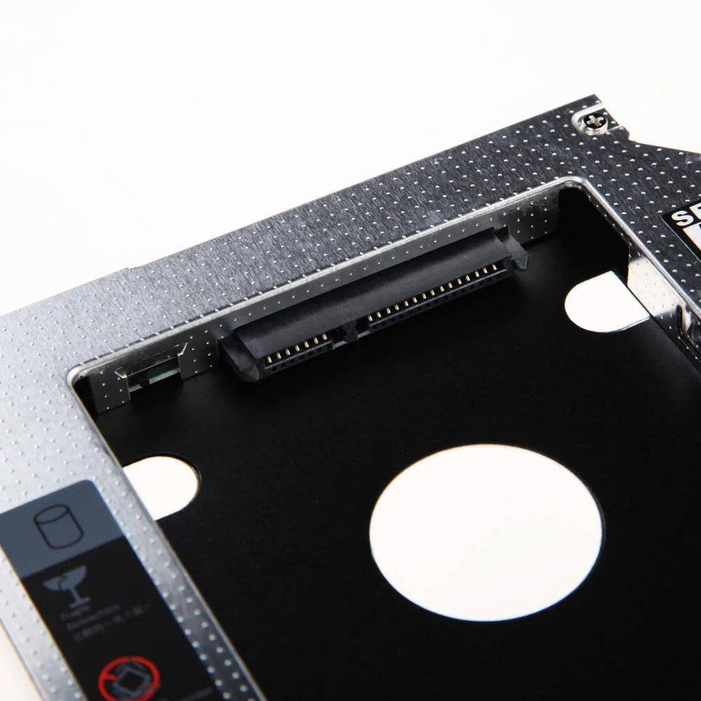 Новый 9 5 мм/12 7 мм SATA HDD SSD жесткий диск CD-ROM кронштейн Caddy Bay для MacBook Windows XR649 |