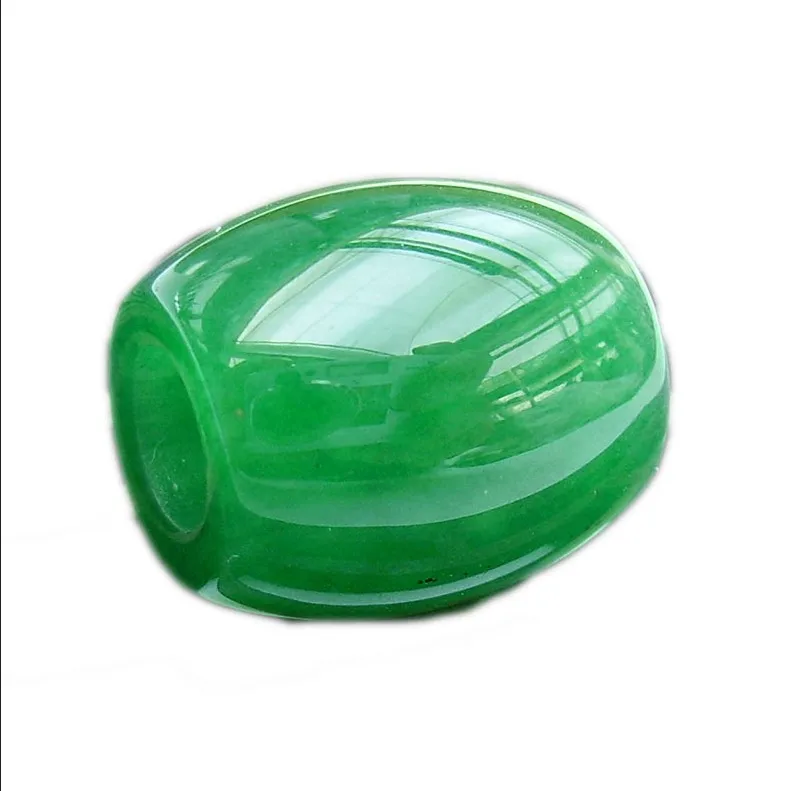 Изящные Ювелирные изделия натуральный стебель зеленый нефрит транспортные