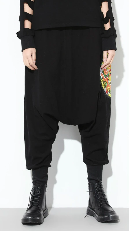 Винтажные мешковатые брюки в китайском стиле Харадзюку женские шаровары с