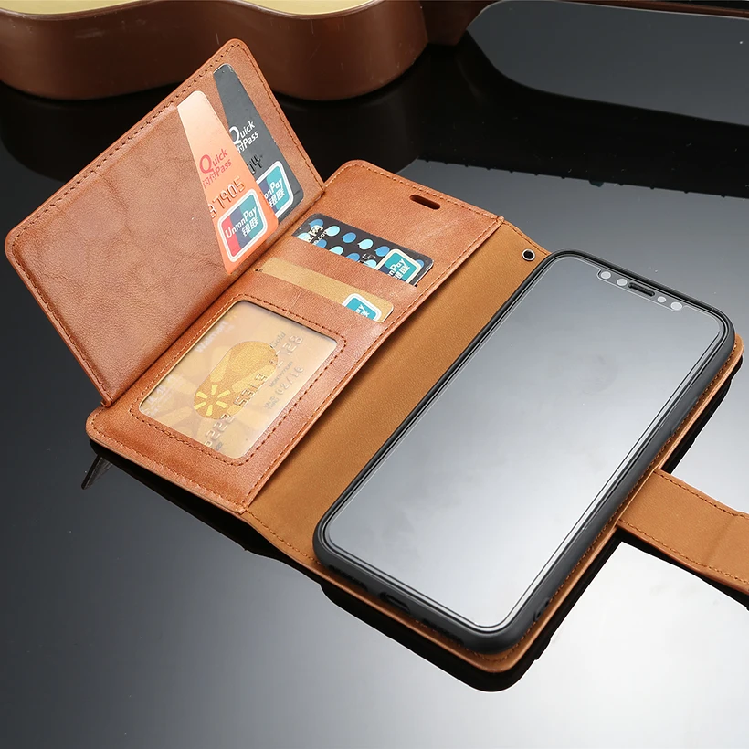 Винтажный кожаный чехол-бумажник для iPhone X, XS, 6, 6s, 7, 8 Plus, флип-чехол с магнитной застежкой, чехол для телефона, для iPhone 11 Pro, Max X, XR
