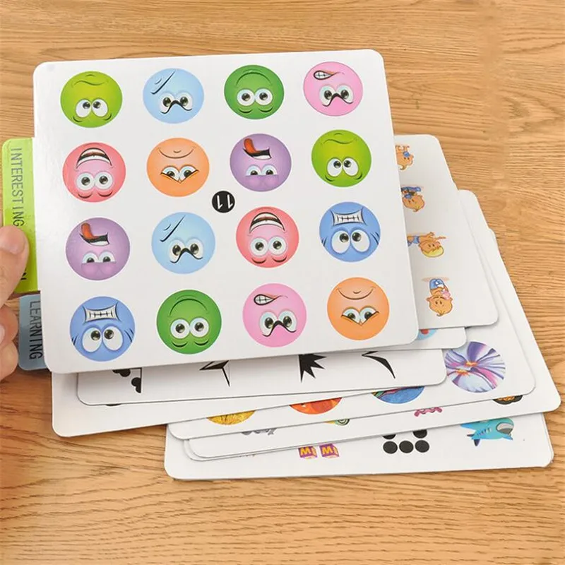 

Children Toys Memory Training Matching Pair Game Interactive Parent Child Link Up Chess Kids Early Education Toy Gift A S7JN