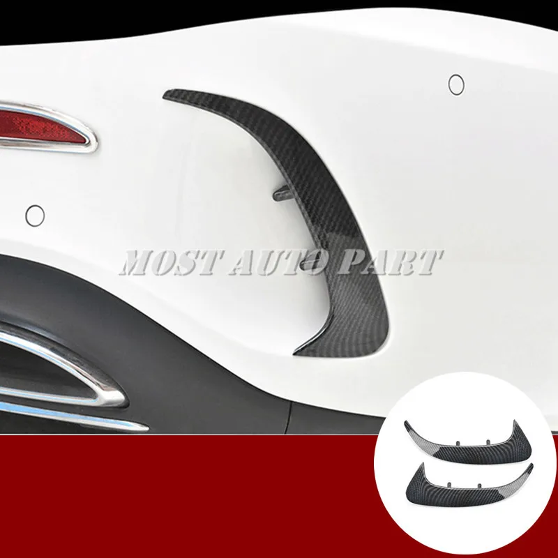 

Carbon Fiber Look Rear Bumper Spoiler Air Vent Cover For Benz A-Class W177 Sedan 2019-2021 Car accesories interior