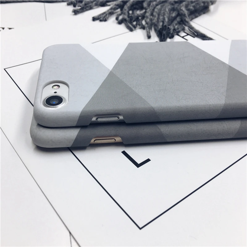 KISSCASE Marble Case for iPhone 8 Plus Check Patterned Phone 6 6s 7 X XR XS Max Hard Back Cover Coques |