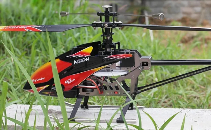 WLtoys V913 один пропеллер 2,4G 4CH MEMS гироскоп RC вертолет с ЖК-передатчиком