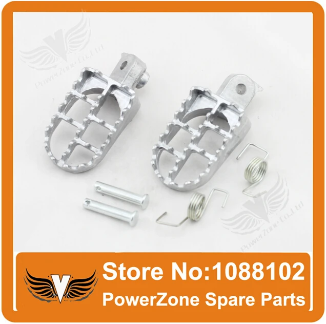 Алюминиевые Подножки подножки для грязевого питбайка запчасти мотоциклов