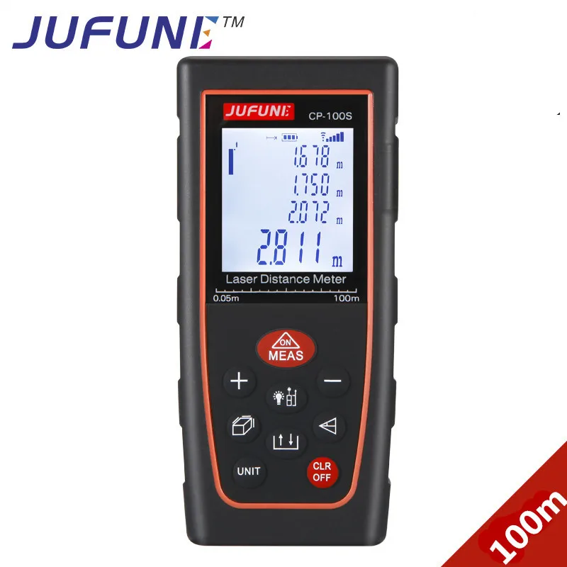 Jufune usb зарядка CP-100S 100 м лазерный дальномер Дальномер Измерения
